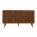 Sideboard aus Holz mit Lamellentüren 150x45x80 cm