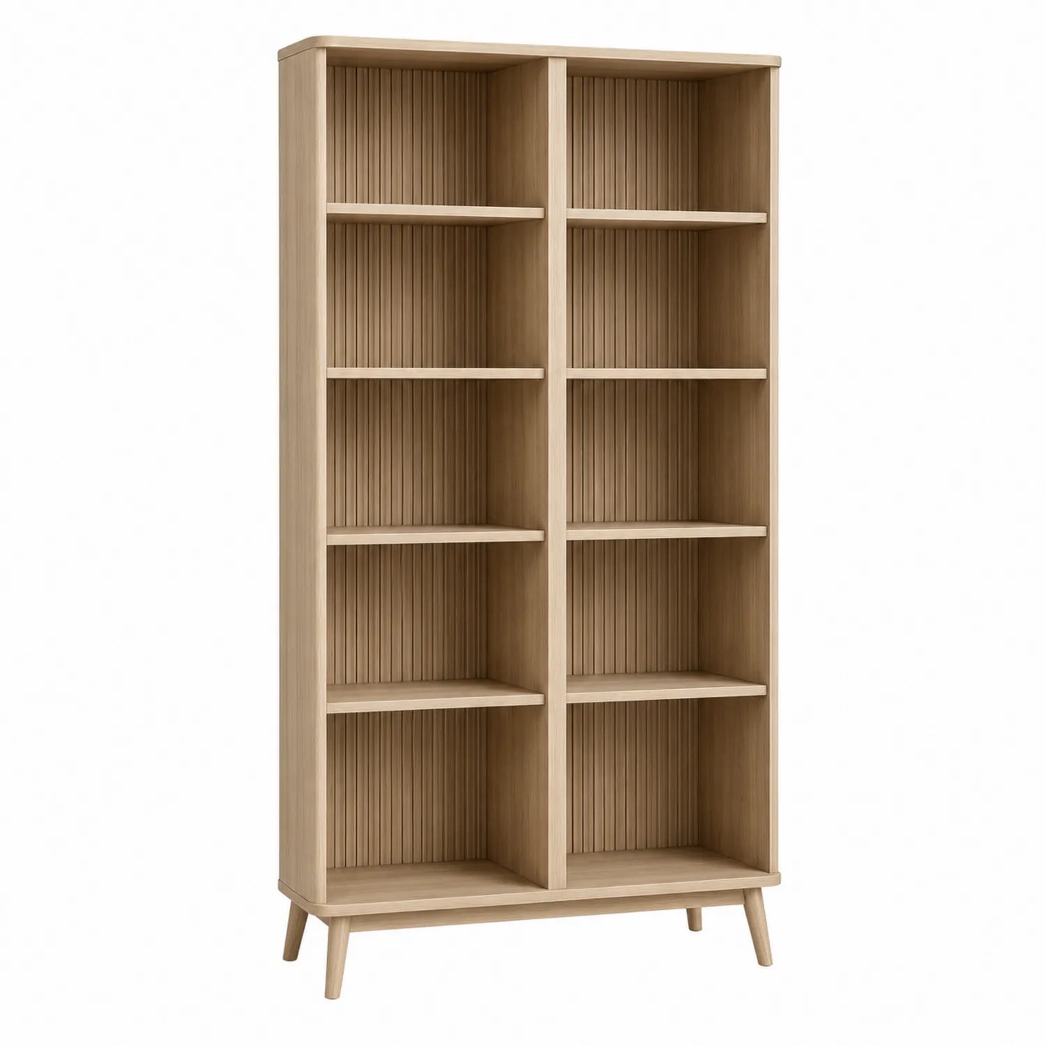 Bücherregal aus Eichenholz 180x90x30 cm